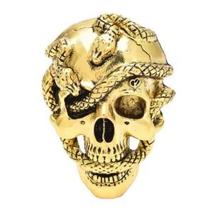 GOLDEN SKELETON BROOCH‎